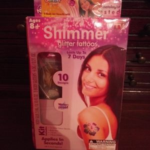 Shimmer Body Art w/extra designs